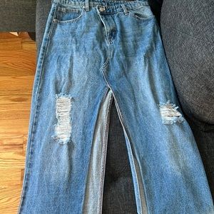 Fashion Nova denim skirt